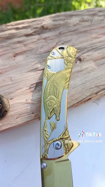 Canivete Gold 💛 #pescaria #pesca #pescador #pescaesportiva #fazenda #brasil