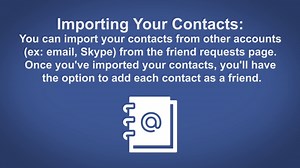 How To Import contacts On Facebook - Facebook Tip #16
