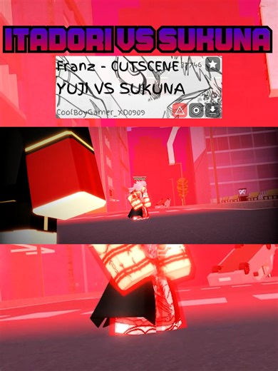 JUJUTSU SHENANIGANS ITADORI VS SUKUNA #jujutsushenanigans #noticias #robloxfyp #robloxtiktok #destiny_rs