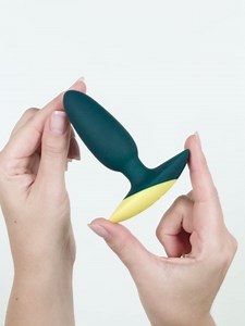 ROMP Bass Vibrator Butt Plug | Vibrating Adult Sex Toys for Women Men & Couples | 4 Inch Silicone Anal Plug | 6 Levels Prostate Massager for Anal Stimulation | Waterproof Anal Dildo | Couples Gift