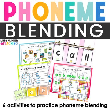 Phoneme Blending Activities for Short Vowel Words, Blends & Digraphs
