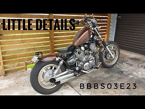 BBBs03e23 | Little Details on Yamaha Virago XV750 Budget Bobber Build