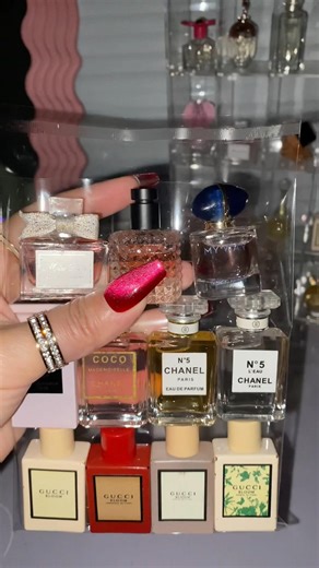 ASMR perfumes #asmrpacking #fragrance #perfume #miniperfumes #perfumecollection