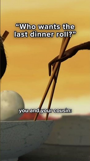 Fighting Over The Last Roll | KUNG FU PANDA