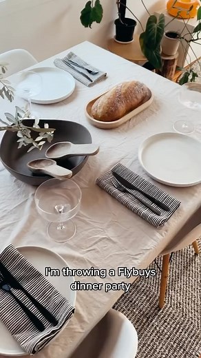 Hosting a Flybuys dinner party? Yes please 💸💯 #flybuys #flybuysrewards #flybuyshacks | Flybuys