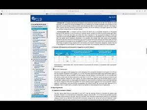 How to access CLSI "Performance Standards for AST. 35th ed. CLSI supplement M100