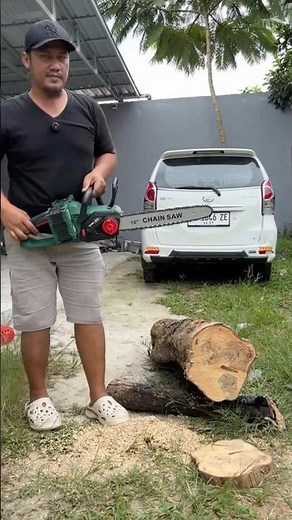 Cara Kerja Gergaji Mesin 16” Tanzu #tanzu #gergajimesin