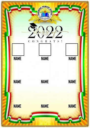 GRADUATION CEREMONY SAMPLE PROGRAM WITH SOFT COPY