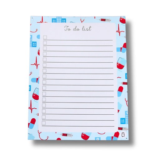 Bloc-notes Pour La Liste Des Tâches à Accomplir 4.25 X 5.5 To-do List – Carnet De Tâches 50 Pages Pour Organisation Quotidienne - Etsy