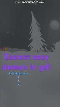 Easiest easy demon in gd! #geometrydash #freeedemon