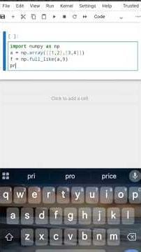 NumPy full_like() Explained Simply | Python for Beginners | Same Shape, Any Value #pythonlibrary