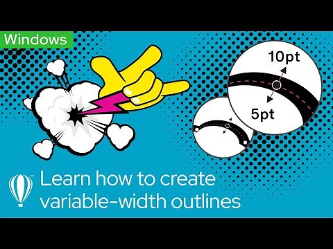 Learn how to create variable-width outlines | Windows
