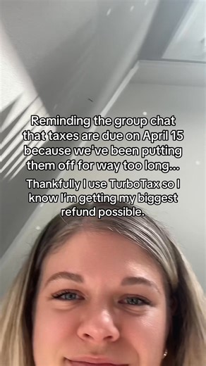 The group chat is filing their taxes with TurboTax. You should too. File today! | Intuit TurboTax | Facebook