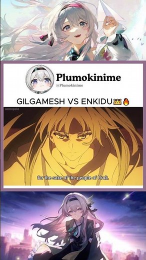 GILGAMESH VS ENKIDU👑🔥 ┃ Fate/Strange fake whispers of dawn #anime #animeedit #fatestrangefake