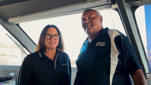 We are thrilled to announce the names of the two new ferries for the Kangaroo Island Ferry Service! Last year, we invited the community to help us name these ferries, and we received over 1,500 submissions. Seeking formal approval from the Ngarrindjeri Aboriginal Council (NAC), whose cultural heritage is deeply connected to Cape Jervis and Kangaroo Island, was a vital step. In the linked video, Mark Koolmatrie, Deputy Chair of the Ngarrindjeri Aboriginal Corporation (NAC) explains the meaning be