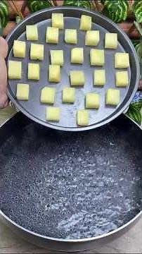 Crispy Fried Potatoes Recipe | Street Style Fried Aloo | Crunchy & Delicious Potato Recipe