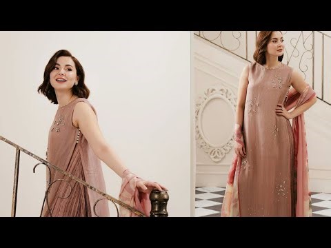 Most trending Hania💕Amir new Hand Embroidery kurti dezaine latest tutorial black couler#trending