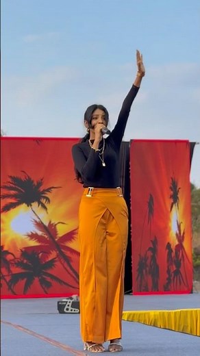 Allegra song - Stage performance #monisharethinavelu #allegro #stc