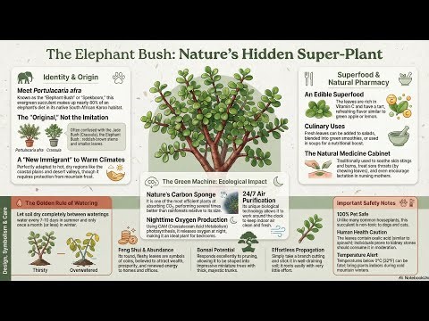The Miracle Plant: Portulacaria Afra Explained 🌿 NotebookLM