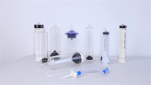 Disposable High Pressure Syringe CT Contrast Injector Syringe 100ml 200ml