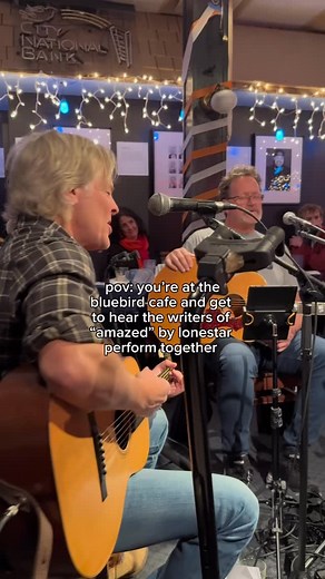 Performing “Amazed” at @bluebirdcafetn with @chrislindseysongs & @marvogreeno #nashville #bluebirdcafe #songwriter #lonestar | Aimee Mayo