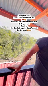 Masyaa Allah Udah Jadi Pondok Si Uda ❤️🥰Padahal Uni Ga Minta Dibikinin Sebagus Ini Tapiii …Dia Selalu Surprice Buat Pondok Se Keren Ini😍🔥 | Enggla Valavee Ghani Grosiran