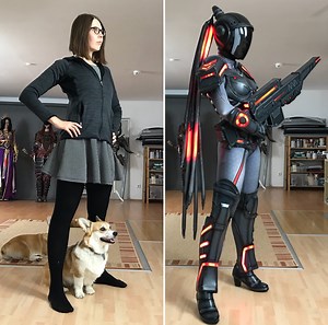 2M views · 79K reactions | I started getting into LED programming in 2015 and my Elite Agent Nova costume from Heroes of the Storm was my first real test! I think it turned out good! 殺 | Kamui Cosplay | Facebook