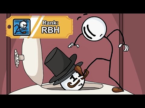 Henry Stickmin captures Reginald the Toppat Leader, Relentless Bounty Hunter rank (RBH)