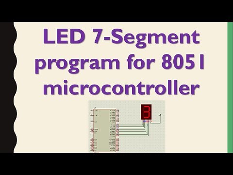 7-segment LED interfacing with 8051