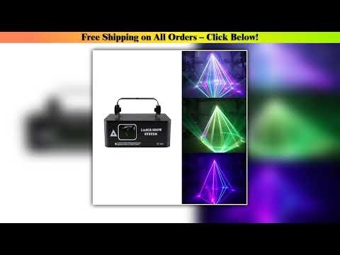 500mW Laser Light Holiday Stage Device 90-240V RGB 3D DJ Equipment Disco Christmas Wedding