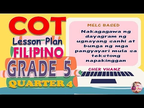 COT Lesson Plan for Grade 5 (Q4) - Dayagram ng Sanhi at Bunga batay sa tekstong napakinggan