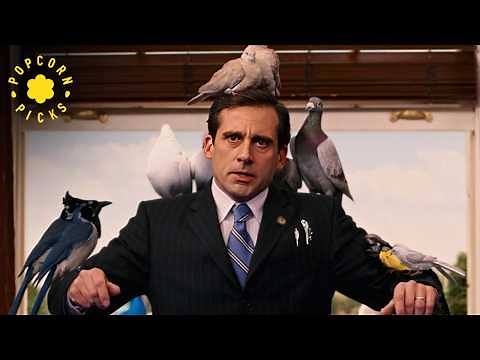 Animals Flock to Evan (Steve Carell) | Evan Almighty