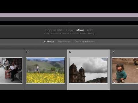 Import Settings for Importing Files and Images into Adobe Lightroom 3