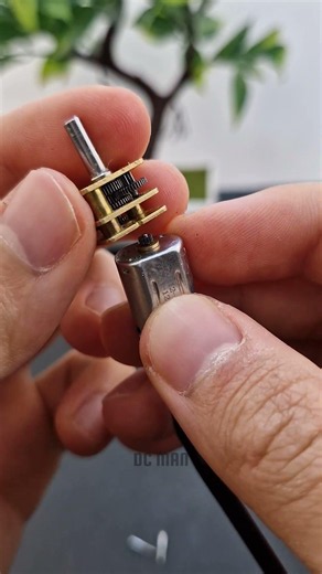 Small DC geared motor assembly | #dcmotor #dcman #geared #motor #teach #experiment