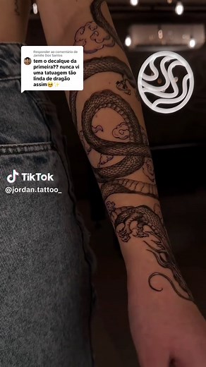 Creative Freehand Dragon Tattoo Ideas for Men