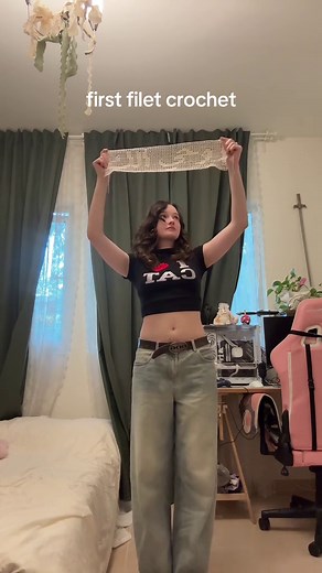 First Time Filet Crocheting for Valentine's Day