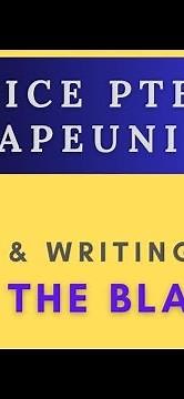 Fill in The Blank Reading and Writing | FIB RW in PTE Exam | Practice PTE With APEUni