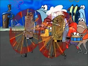 Spongebob Squarepants - Flag Twirlers Explosion