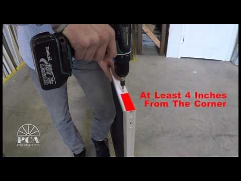 PCA Piano Hinge Install