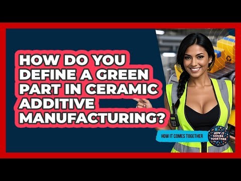How Do You Define A Green Part In Ceramic Additive Manufacturing? - How It Comes Together