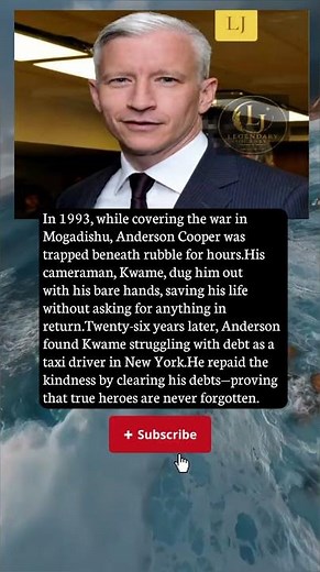 He Saved Anderson Cooper's Life… 26 Years Later, Kindness Came Full Circle