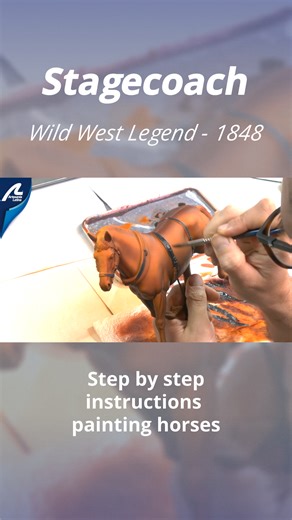 🇬🇧 In this new video we focus on one of the most special parts of Stagecoach 1848: its horses.​ Layer by layer, we show how to apply the base colours, add shadows, highlight muscles and bring expression to the eyes and mane. It is a calm, patient process where the brushstroke turns simple figures into animals full of movement and character.​ ​ 🇪🇸 En este nuevo vídeo nos centramos en una de las partes más especiales del Stagecoach 1848: sus caballos.​ Capa a capa, te mostramos cómo aplicar lo