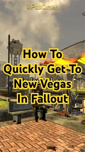 How to get to New Vegas Quickly In Fallout #fallout
