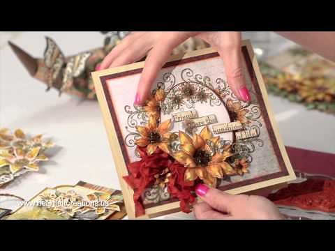 Classic Sunflower Card Making Techniques & Flower Shaping - Heartfelt Creations