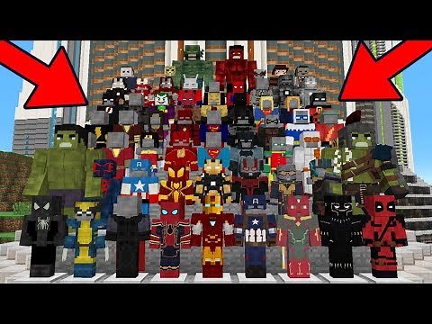 LANÇOU O MOD DE SUPER HERÓIS no MINECRAFT ! (DOWNLOAD)