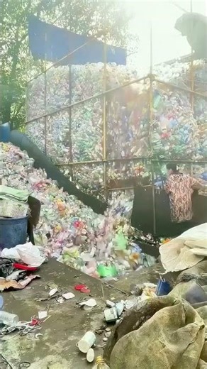 Plastic Waste Recycling Site! Witness the Power of Recycling