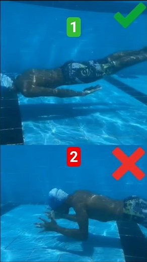 How to Swim Underwater withe Control - look the right way