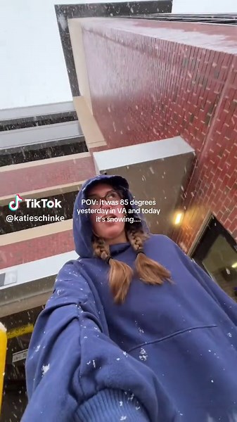 Winter Wonderland in Virginia: From 85 Degrees to Snow