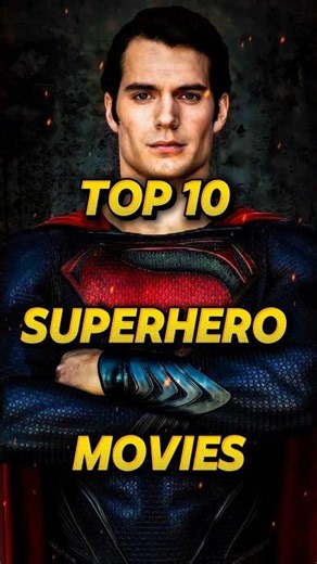 Top 10 superhero movies #shorts #superhero #top10