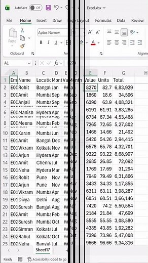 Stop Wasting Time Auto Adjust Excel Widths #excel #excelforbeginners #excelshortcuts #office